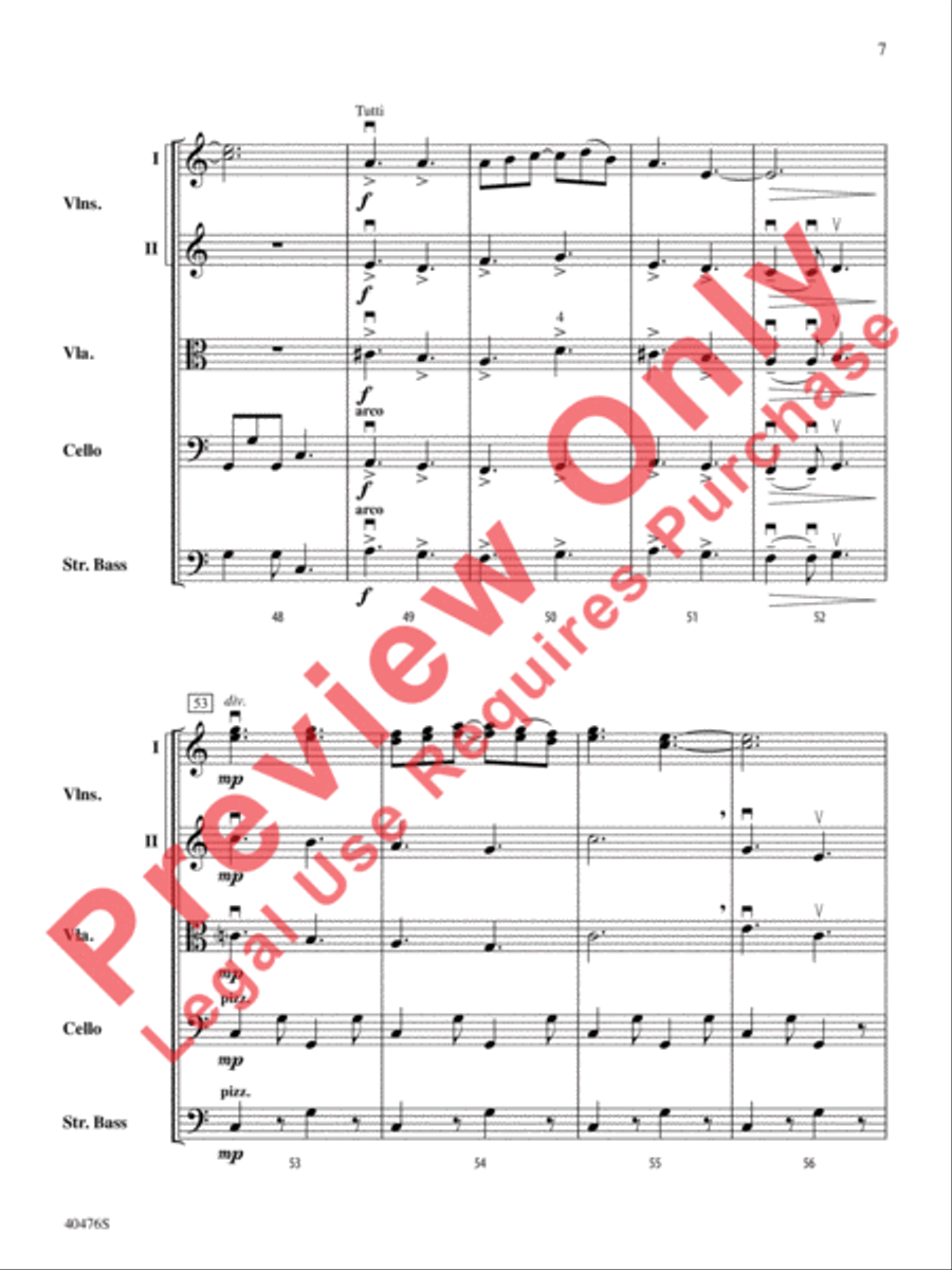 Pastorella String Orchestra scores gallery preview page 8