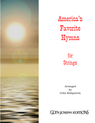 Book cover for America's Favorite Hymns arranged for Strings