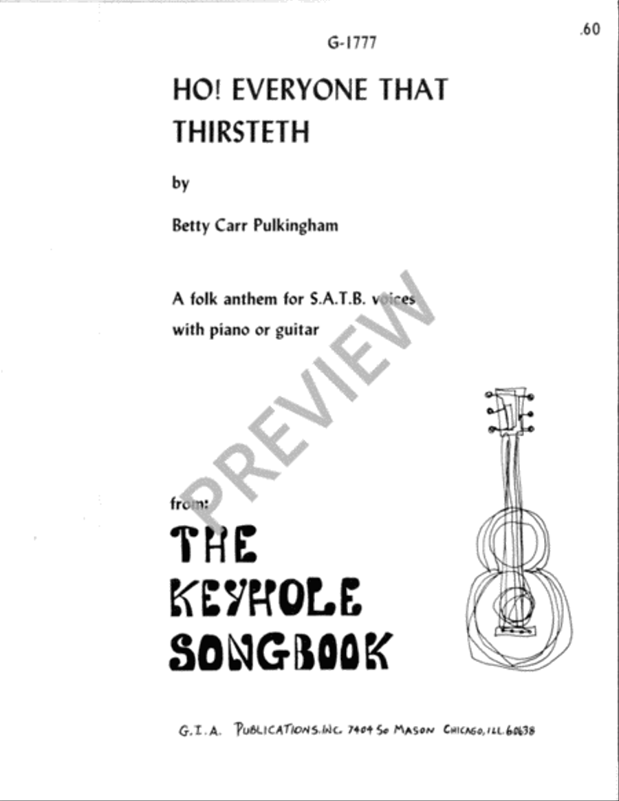 Ho! Everyone that Thirsteth 4-Part scores gallery preview page 2