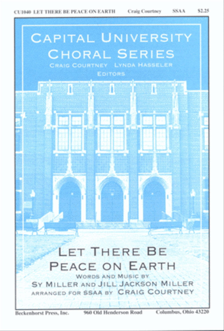 Let There Be Peace on Earth - SSAA SSAA scores gallery preview page 1