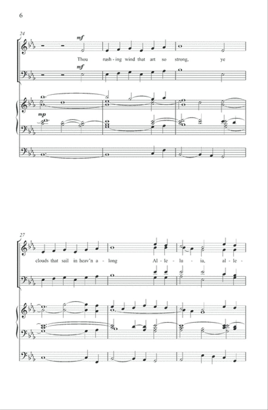 All Creatures of our God and King 4-Part scores gallery preview page 5