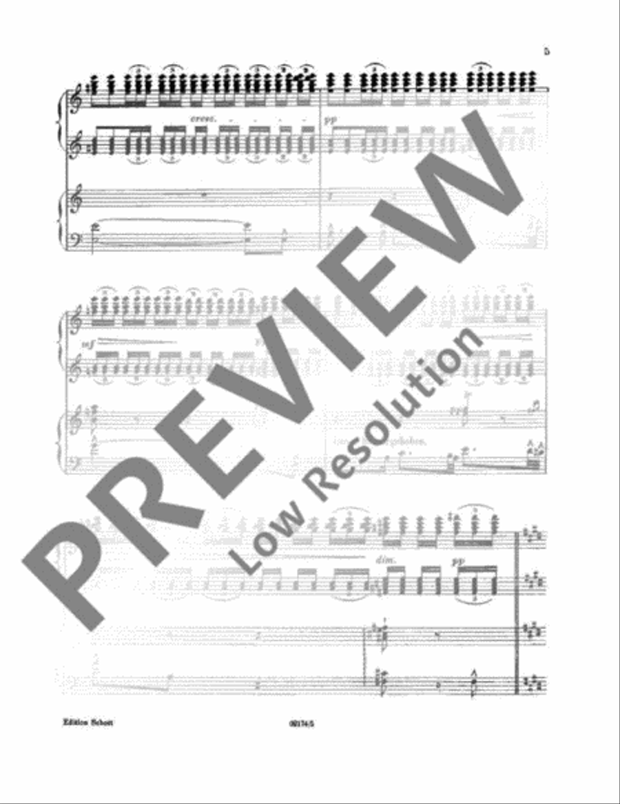 Trauermarsch Piano Duet scores gallery preview page 6