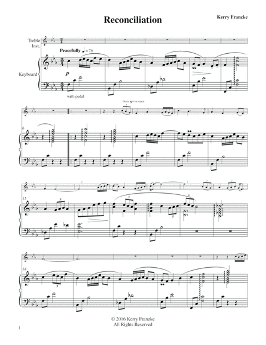 Reconciliation Reconciliation Small Ensemble scores gallery preview page 1