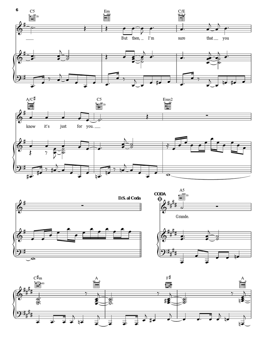Rio Rio Piano, Vocal, Guitar scores gallery preview page 6