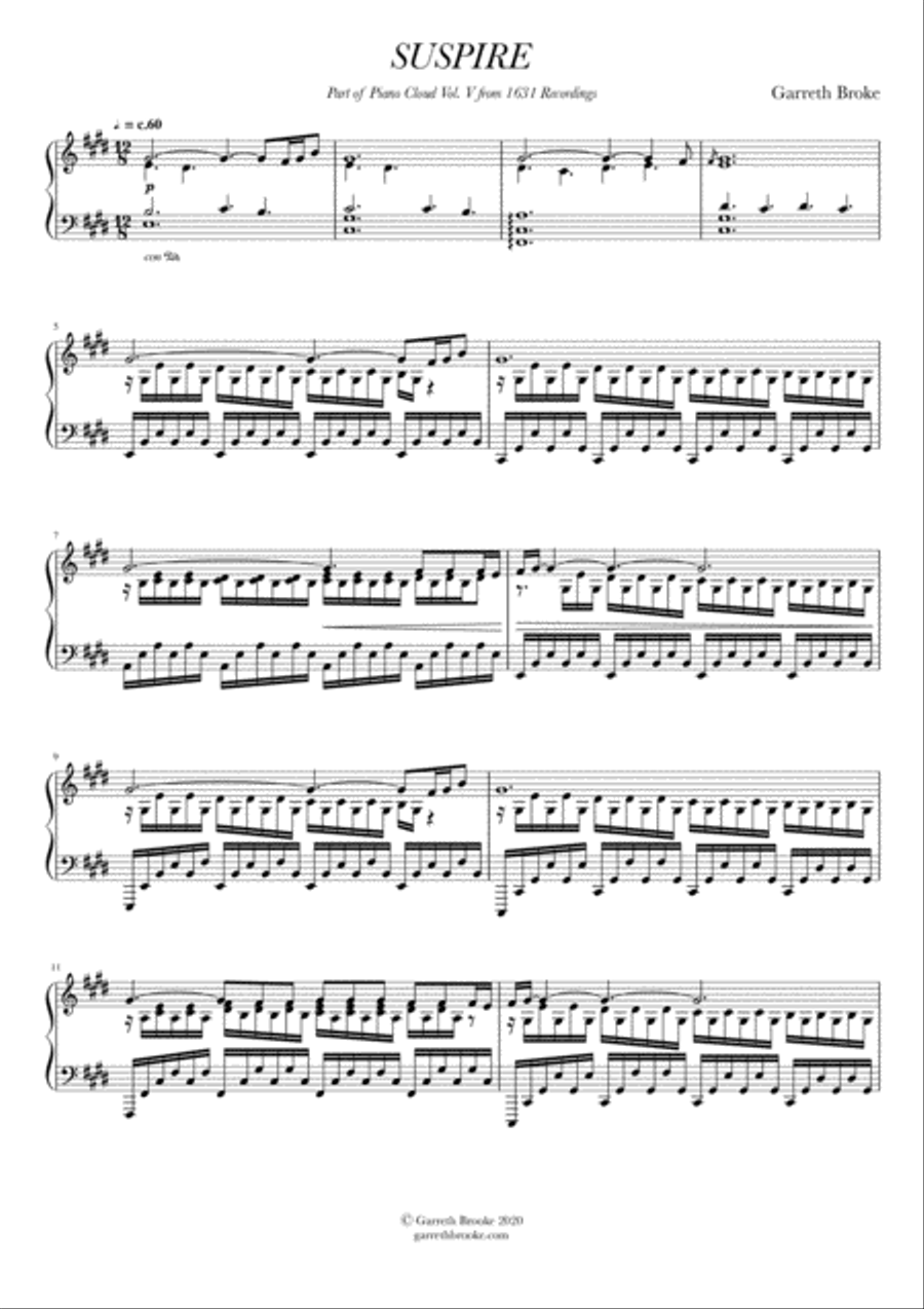 Suspire Piano Solo scores gallery preview page 2