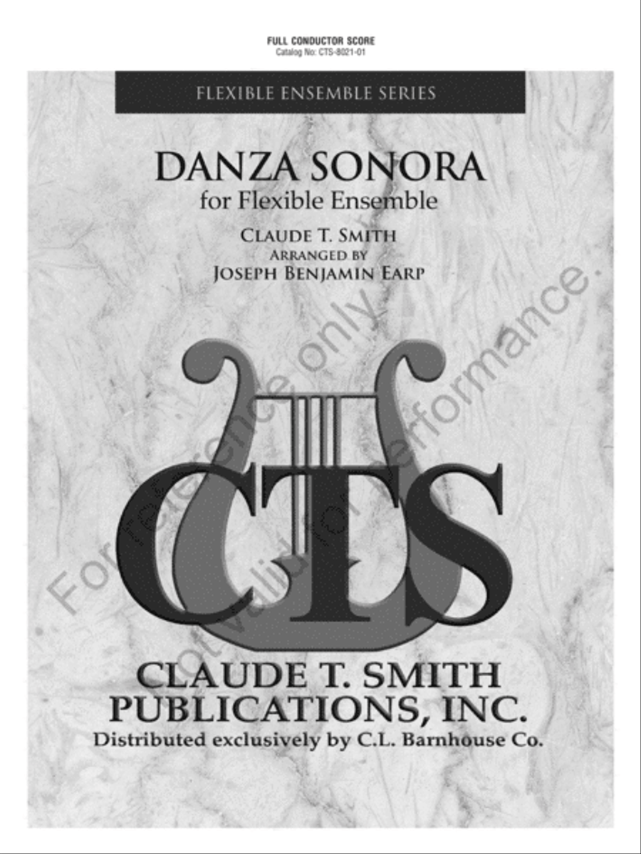 Danza Sonora Concert Band scores gallery preview page 2