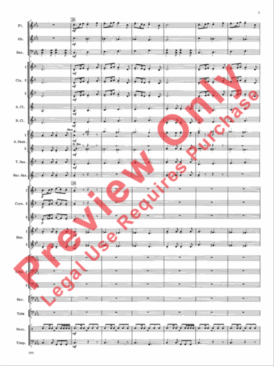 Devil Dance Devil Dance Concert Band scores gallery preview page 8