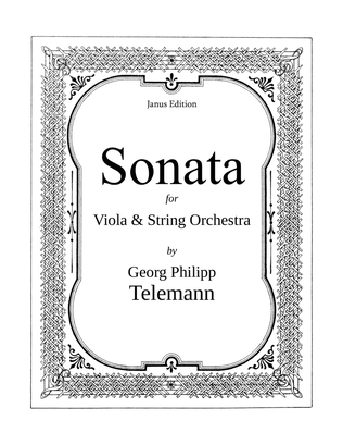 Sonata for Viola and String Orchestra