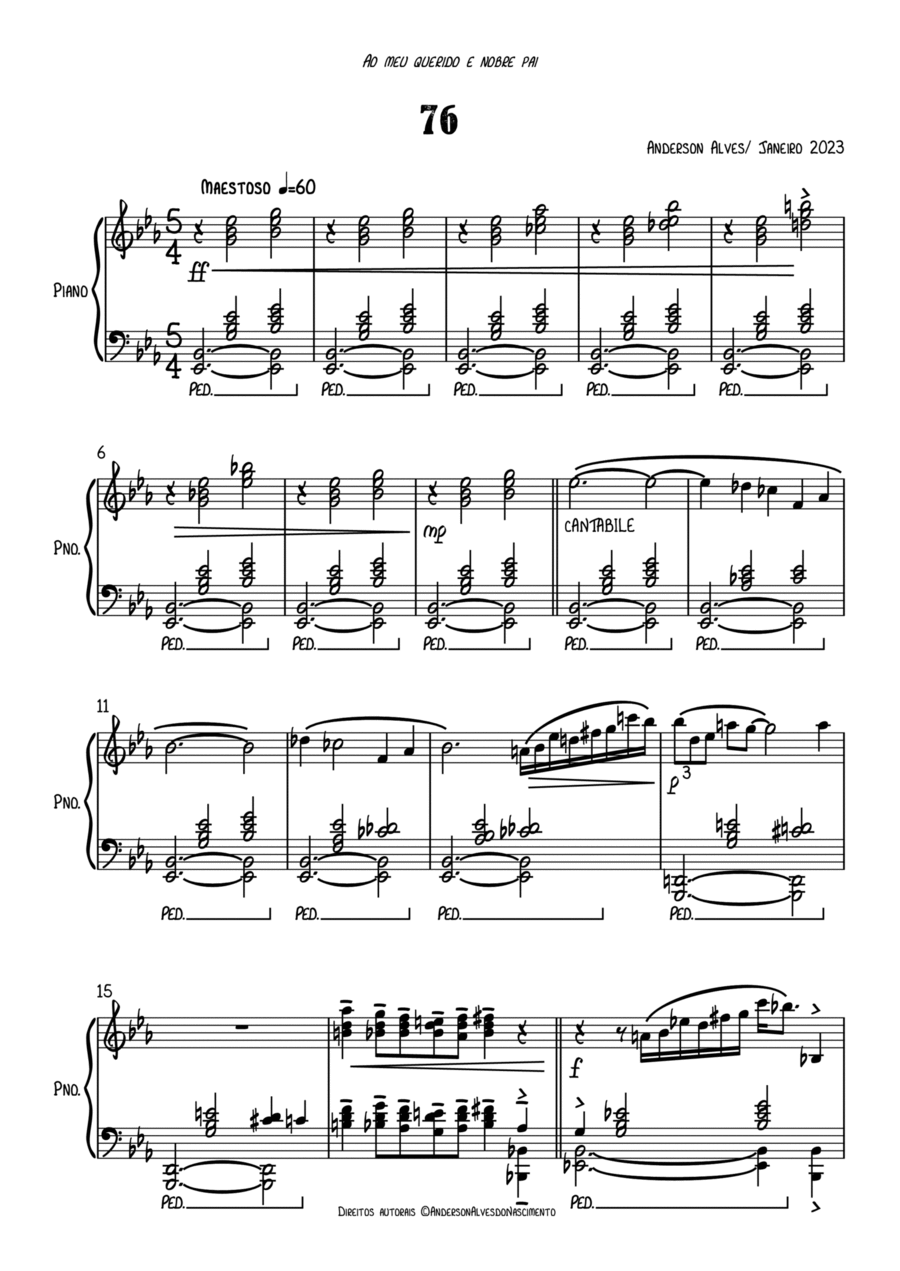76 Piano Solo scores gallery preview page 1