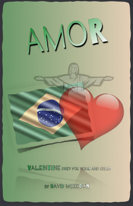 Book cover for Amor, (Portuguese for Love), Violin and Cello Duet