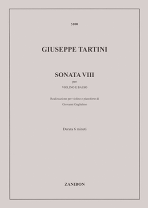 Book cover for Sonata No. 8 (Guglielmo)