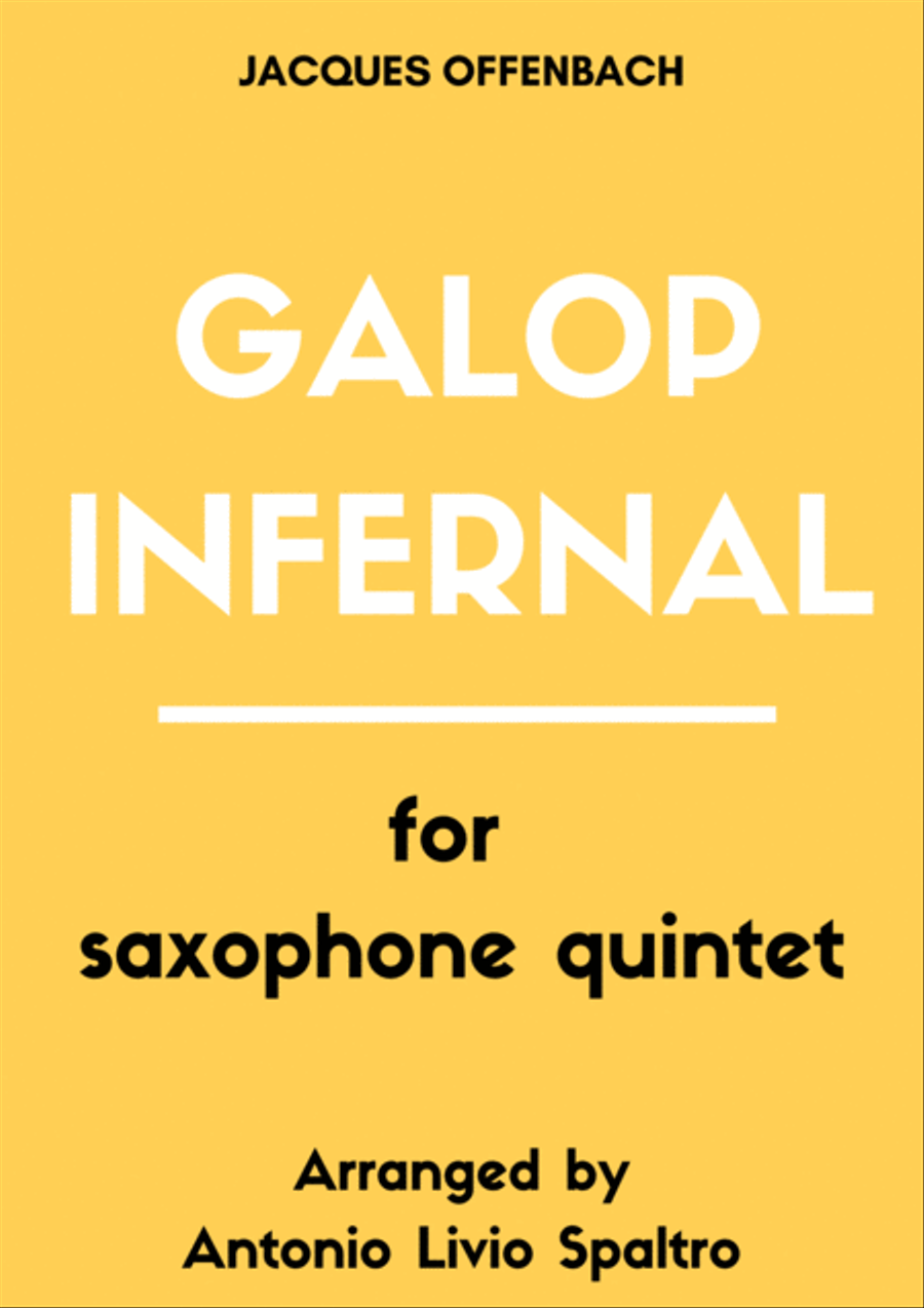 Galop Infernal (Can Can) for Saxophone Quintet image number null