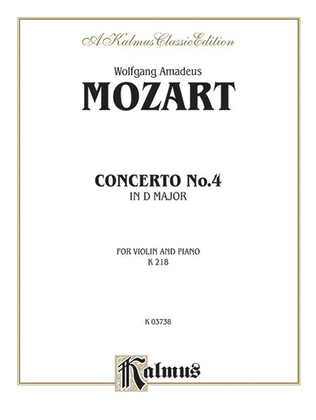 Violin Concerto No. 4, K. 218