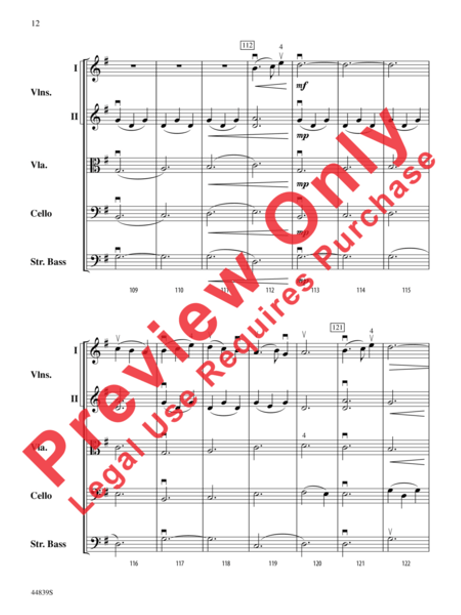 Acadia First Light String Orchestra scores gallery preview page 13