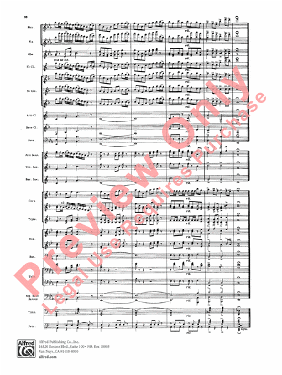 Toccata Concert Band scores gallery preview page 21