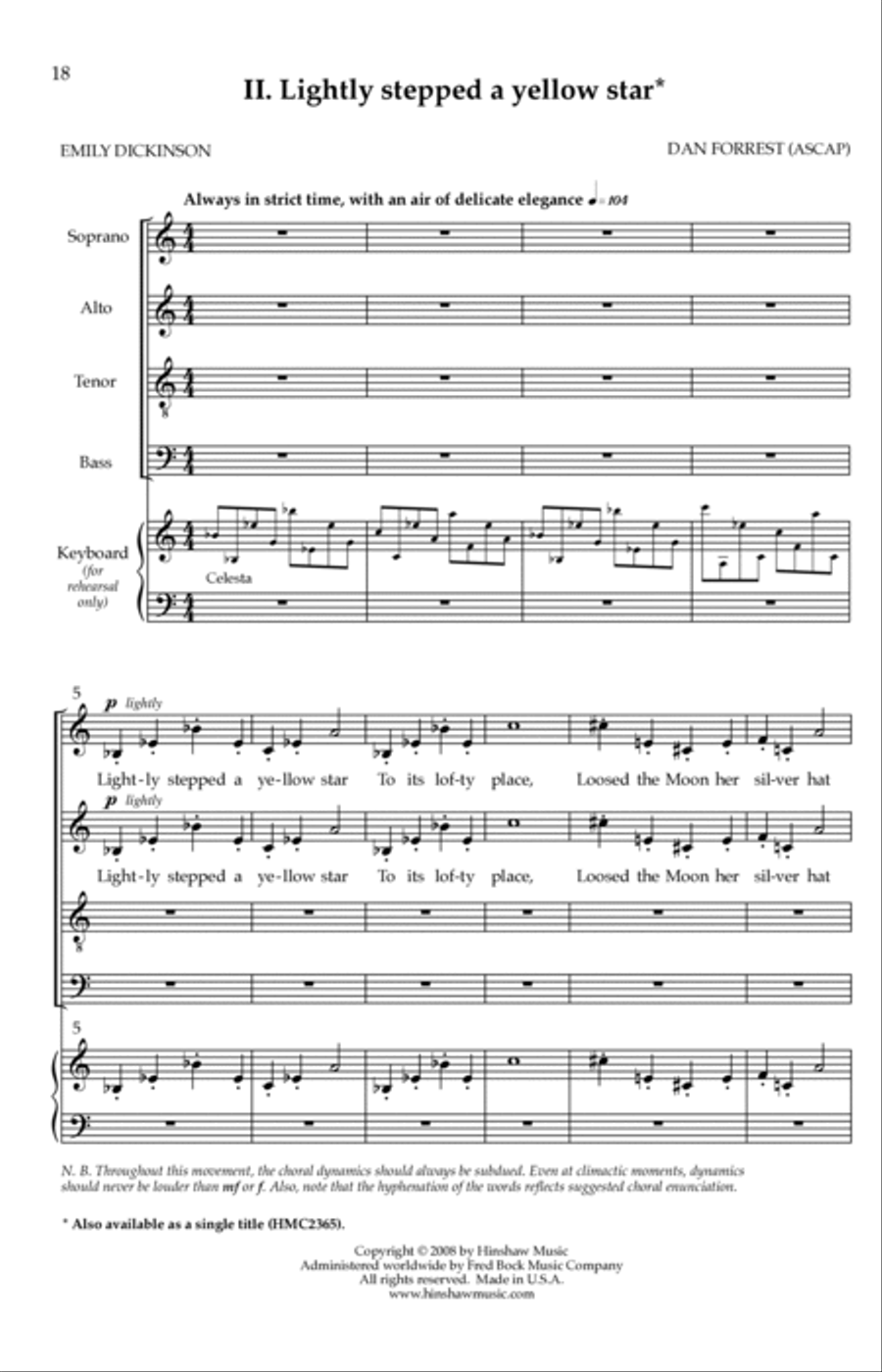 Three Nocturnes Three Nocturnes Divisi scores gallery preview page 14