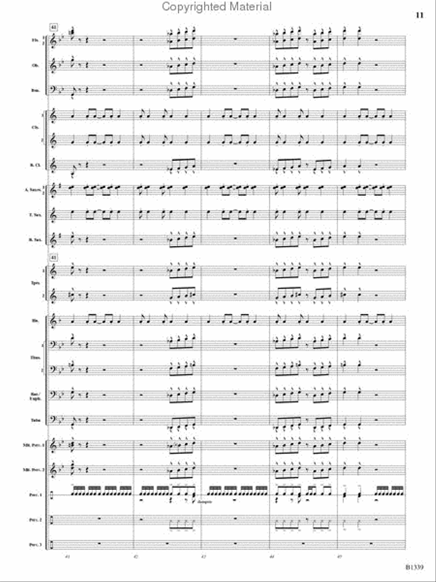 The Impossible Machine Concert Band scores gallery preview page 10