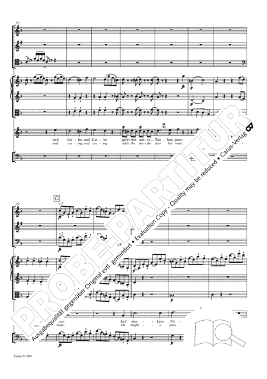 The Creation (Die Schopfung) 4-Part scores gallery preview page 149