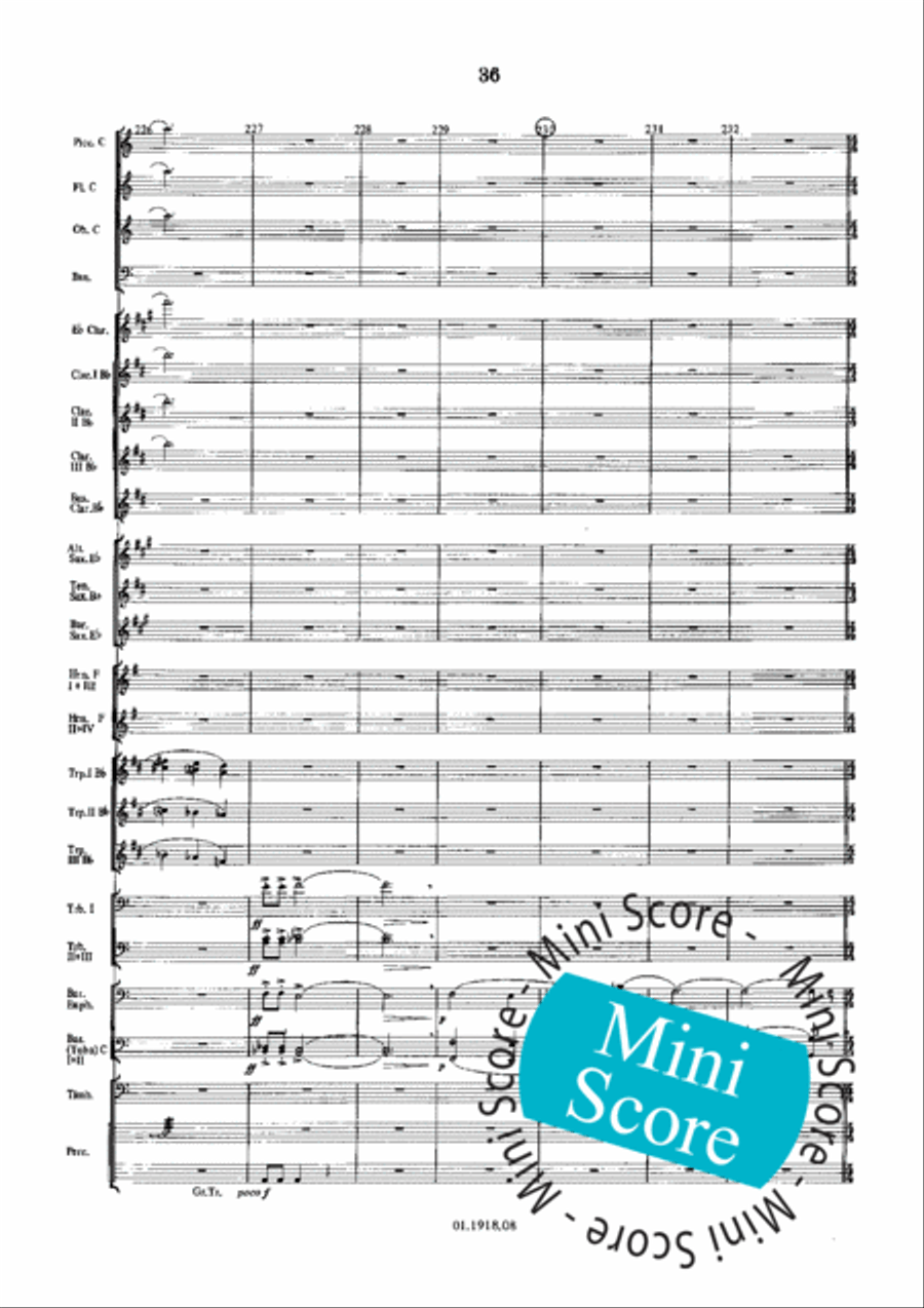 Overture for an Imaginary Play Concert Band scores gallery preview page 40