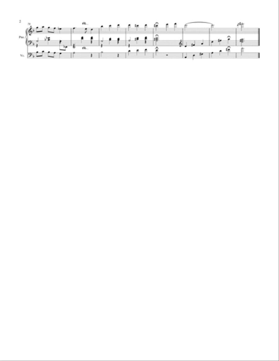 Christmas Morning for Piano and Cello Duet String Duet scores gallery preview page 2