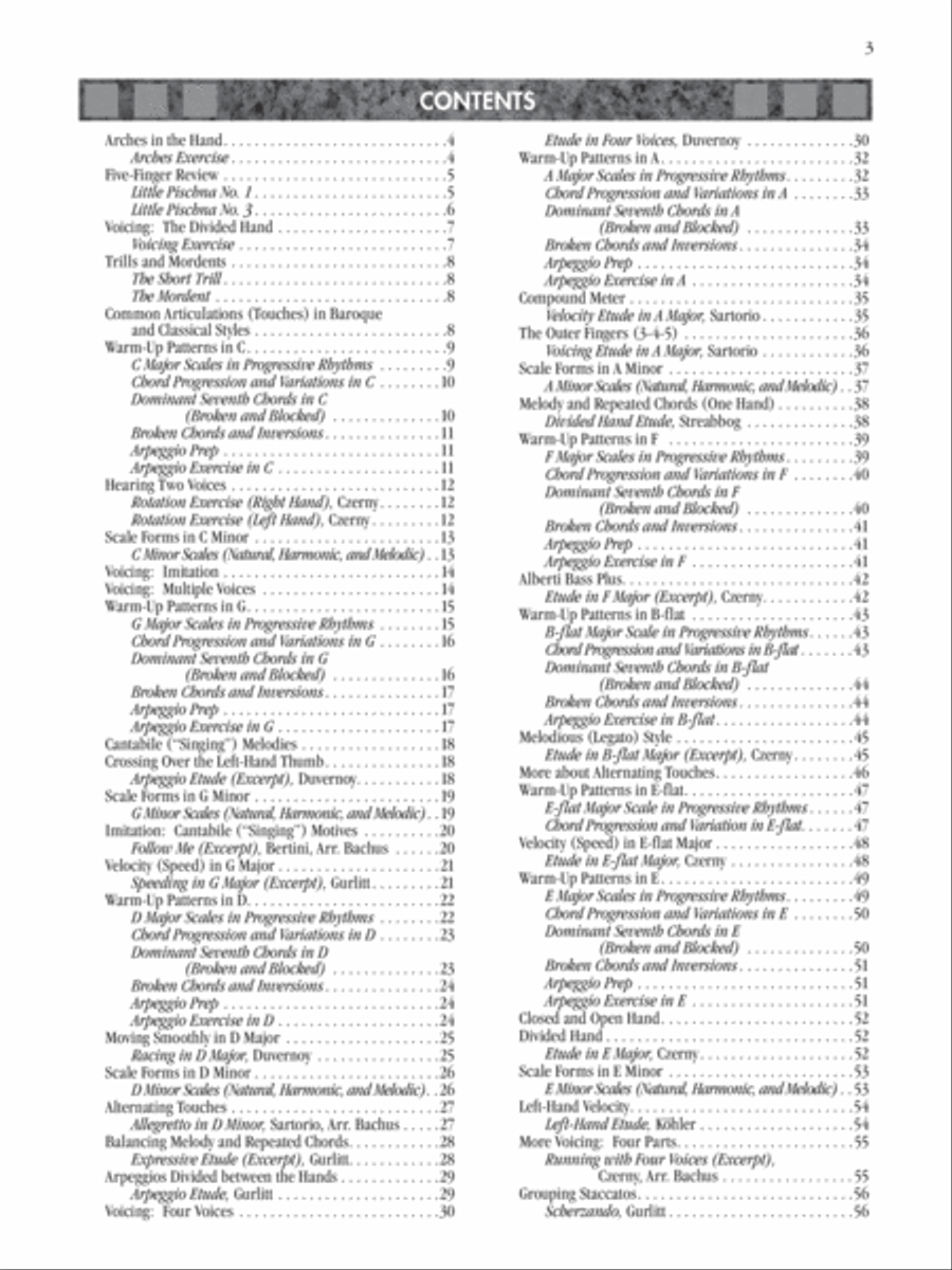 Exploring Piano Classics Technique, Book 5 Piano Method scores gallery preview page 2