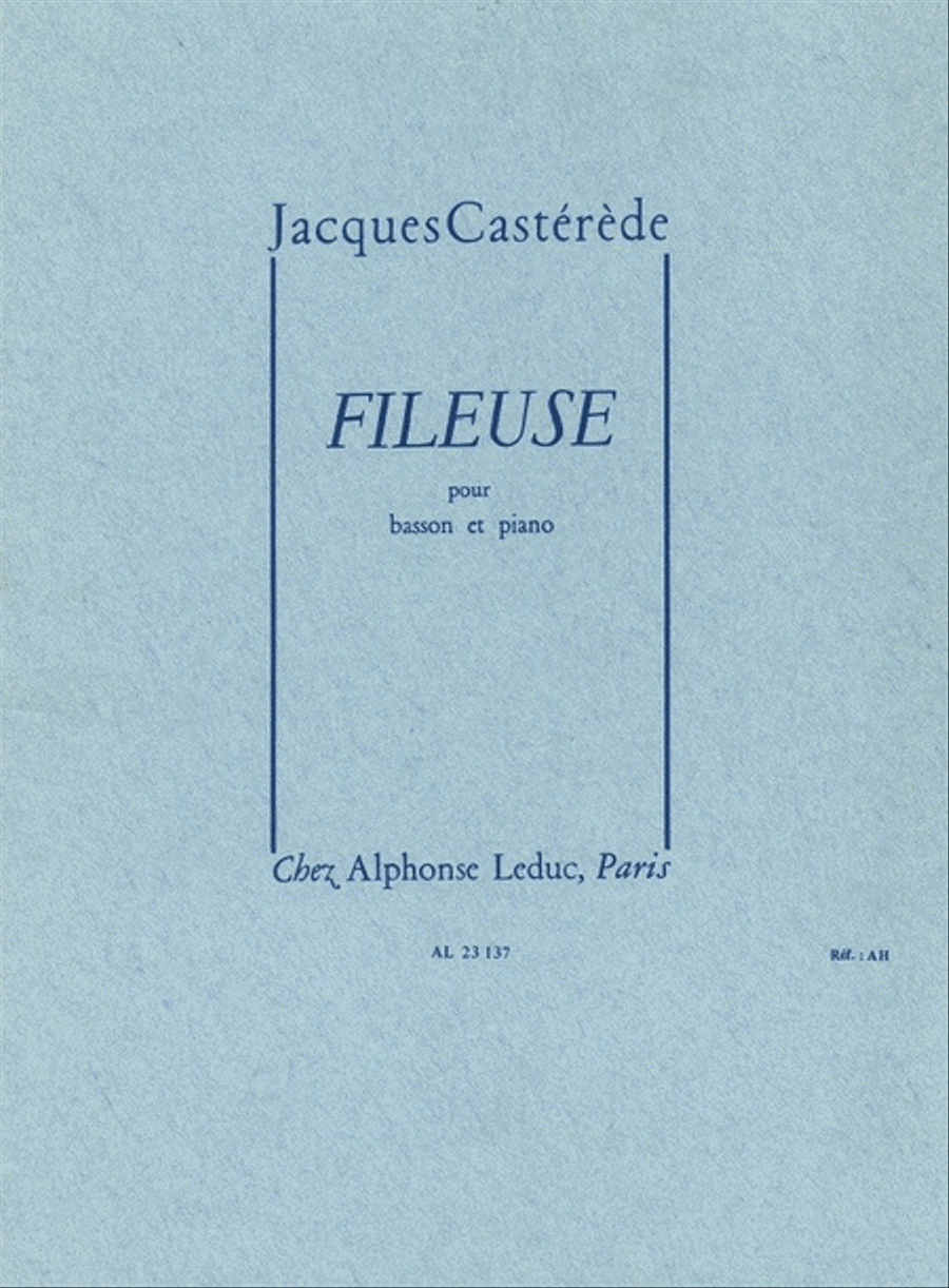 Fileuse (bassoon & Piano) Bassoon Solo scores gallery preview page 1