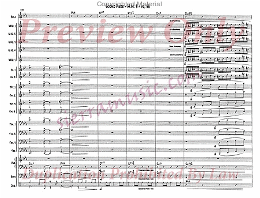 Sound Piece For Jazz Orchestra Big Band scores gallery preview page 39