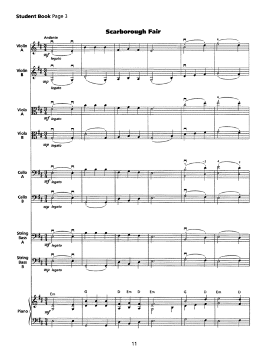 Strictly Strings, Book 2 Chamber Orchestra scores gallery preview page 7