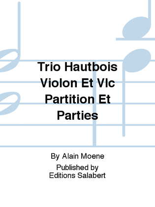 Book cover for Trio Hautbois Violon Et Vlc Partition Et Parties