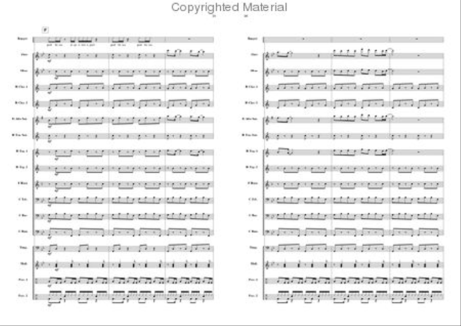 Harry's Rap Concert Band scores gallery preview page 8