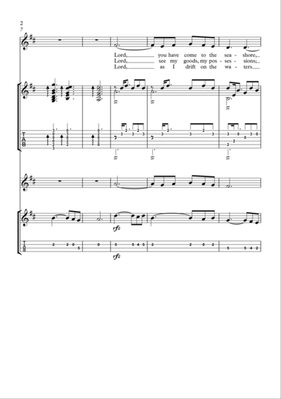 Lord, You Have Come Acoustic Guitar scores gallery preview page 2