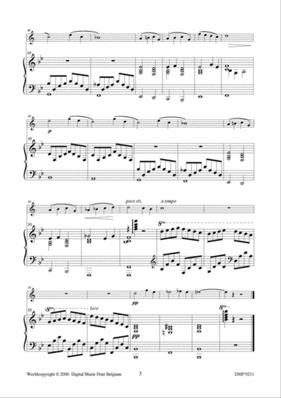 A Ward Clarinet Solo scores gallery preview page 3