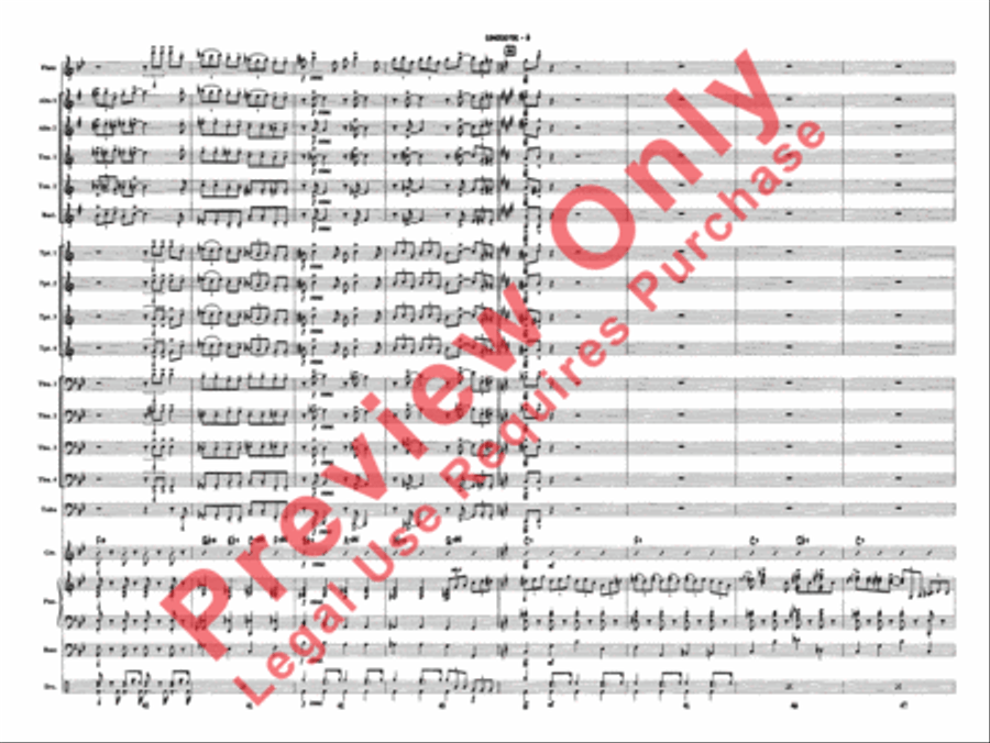 Blues in the Night Jazz Ensemble scores gallery preview page 9