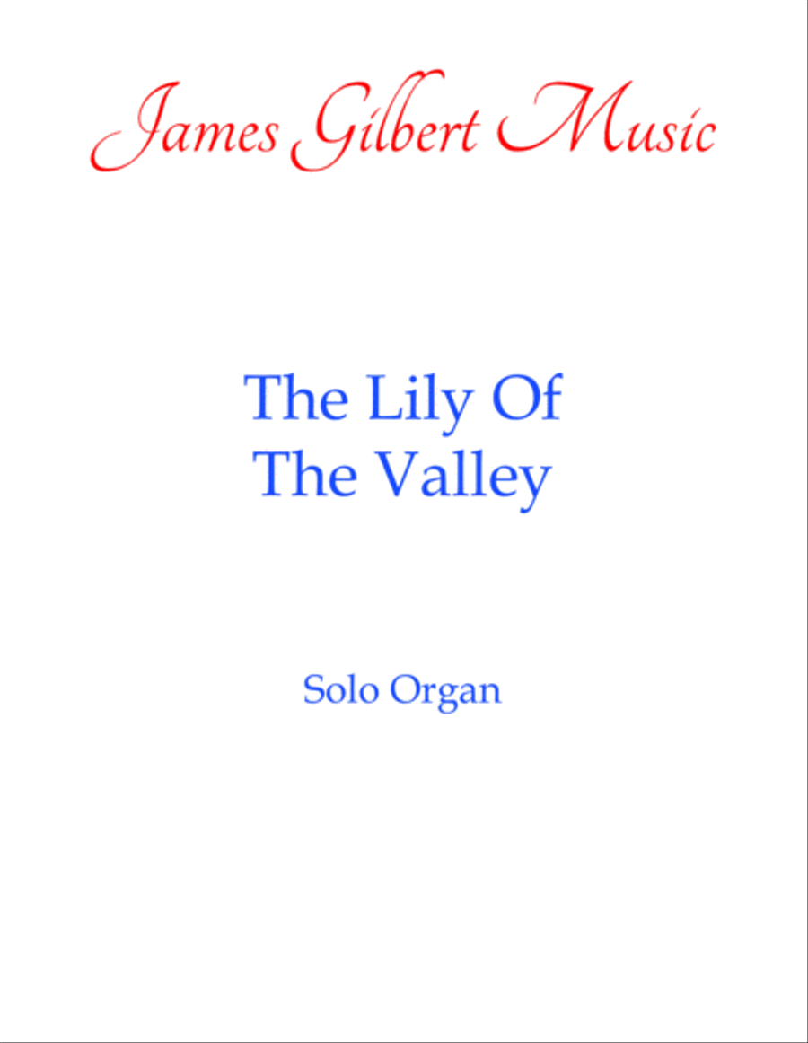 The Lily Of The Valley Organ Solo scores gallery preview page 1