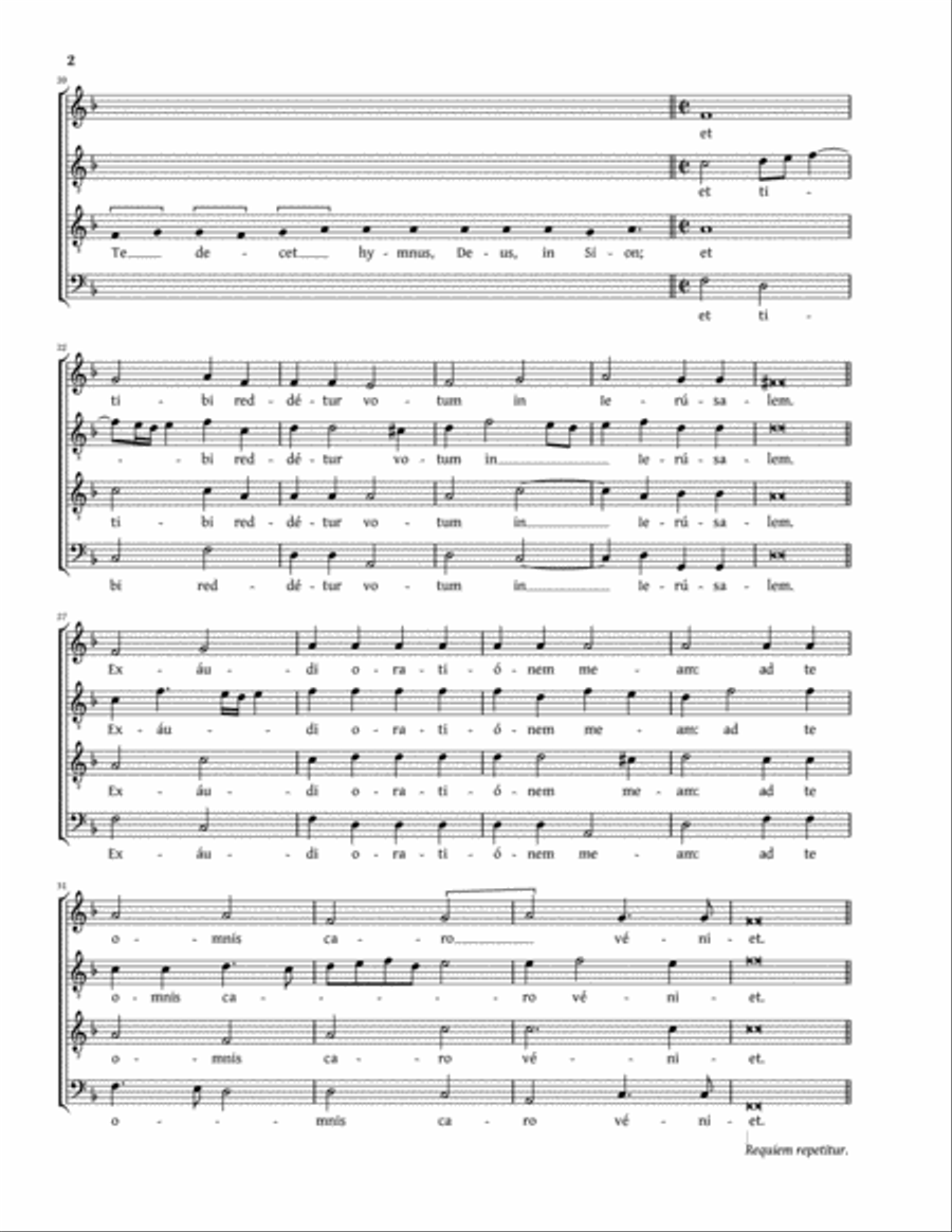 Missa pro defunctis a 4 (Belli) 4-Part scores gallery preview page 2