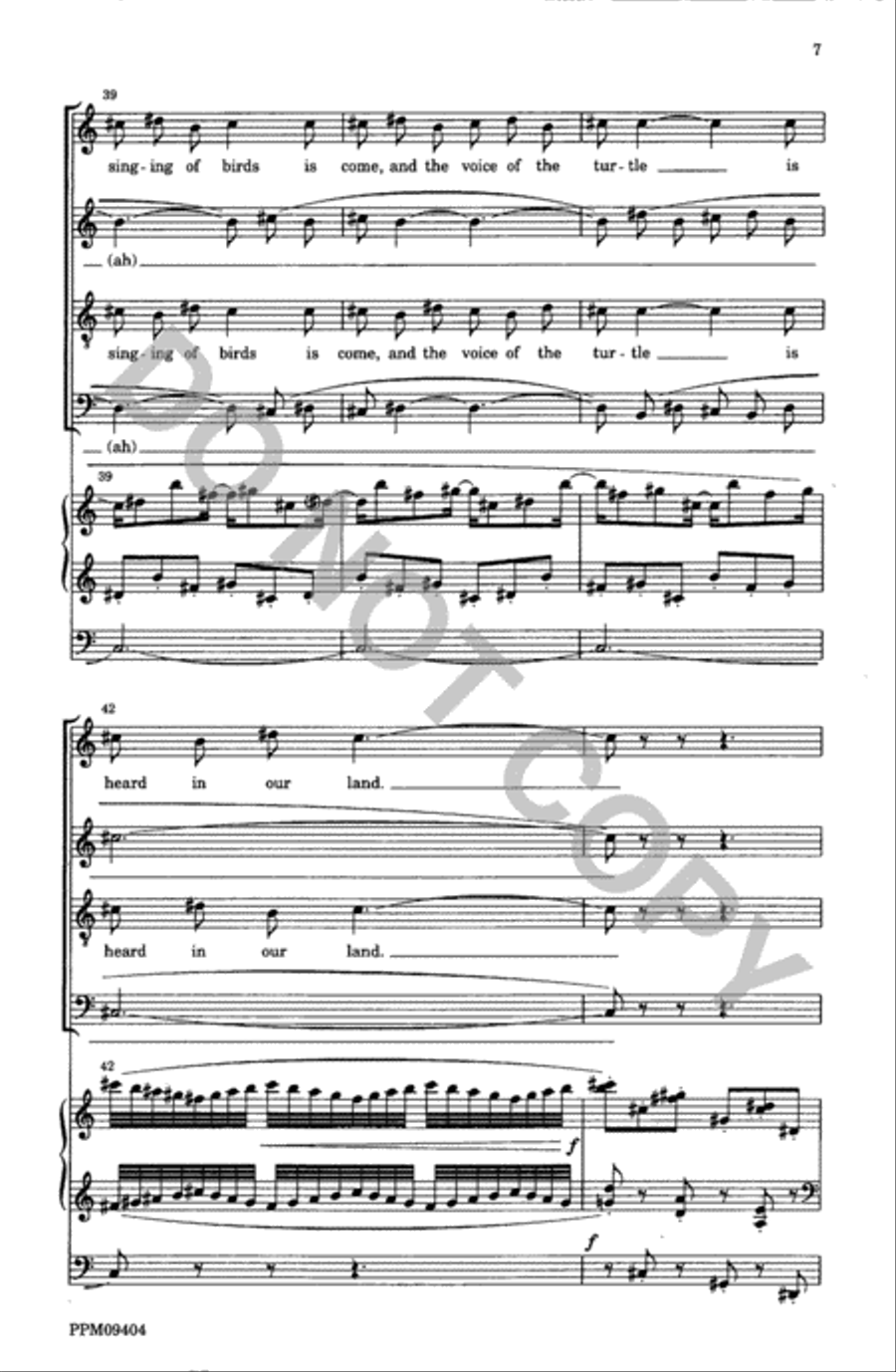 Set Me As a Seal upon Thine Heart 4-Part scores gallery preview page 8