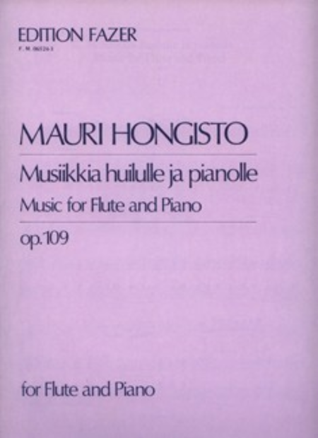 Musiikkia Huilulle Ja Pianolle Op. 109