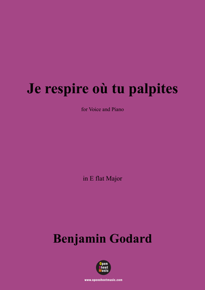 B. Godard-Je respire où tu palpites,in E flat Major