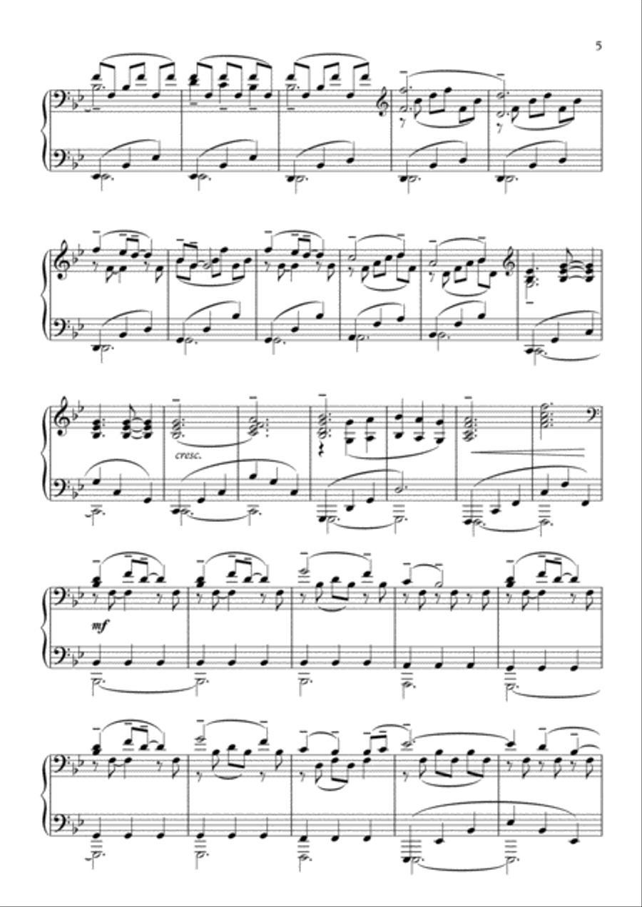 A Thousand Years Piano Solo scores gallery preview page 5