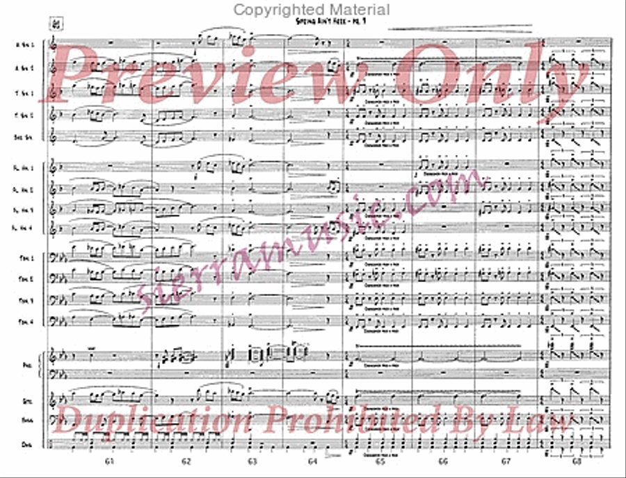I Can't Stop Loving You Jazz Ensemble scores gallery preview page 10