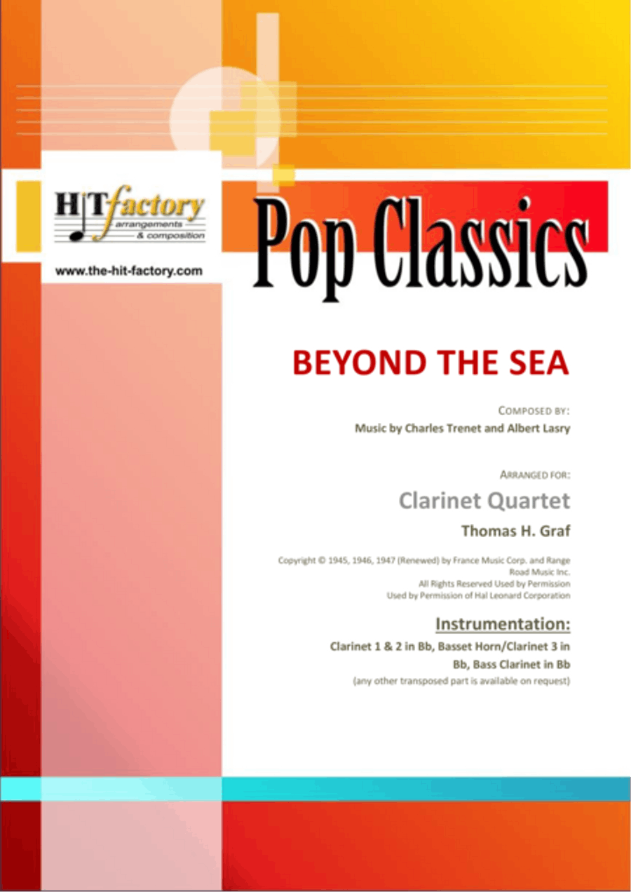 Beyond The Sea Woodwind Ensemble scores gallery preview page 1