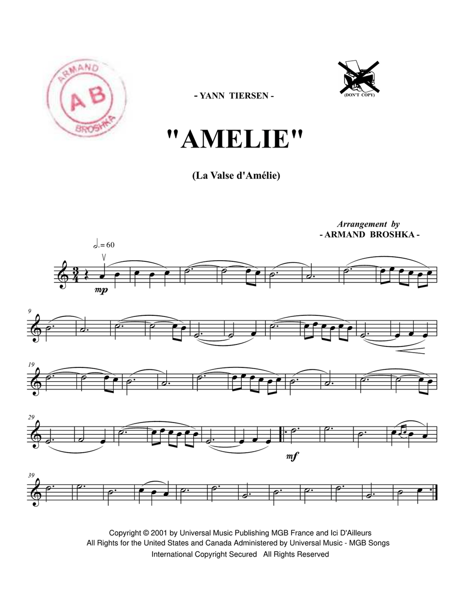 La Valse D'amelie String Quartet scores gallery preview page 2