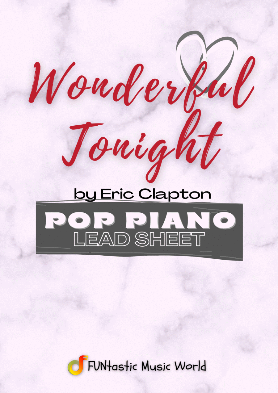 Wonderful Tonight Wonderful Tonight Easy Piano scores gallery preview page 1