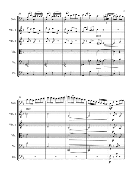 Danse Rustique, Op. 20, No. 5 for String Orchestra and Solo Cello (score and parts) image number null