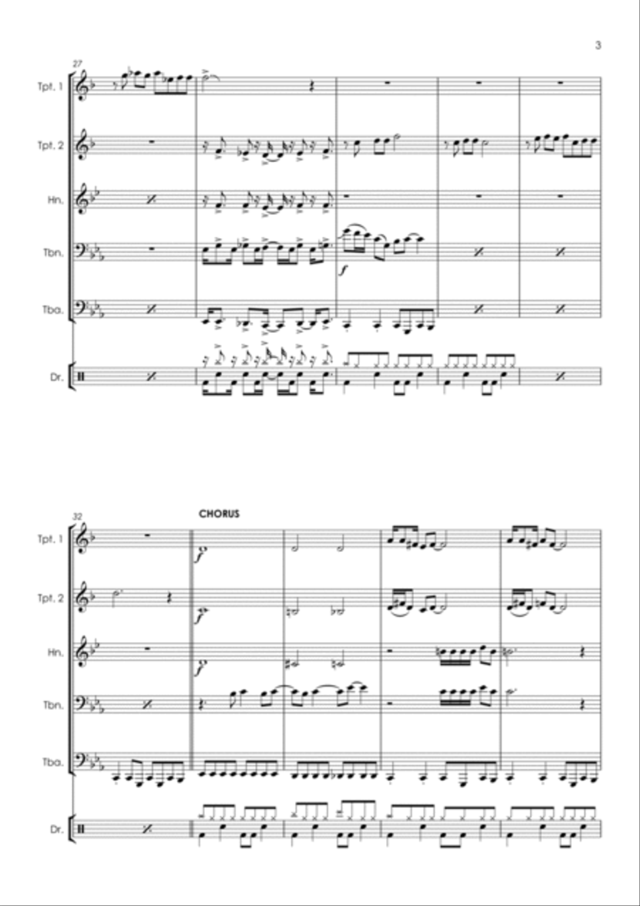 Are You Gonna Go My Way Are You Gonna Go My Way Horn scores gallery preview page 5