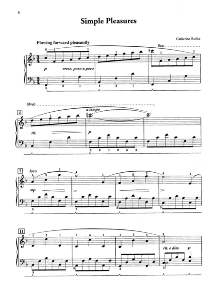 Lyric Moments, Book 2 Piano Solo scores gallery preview page 4