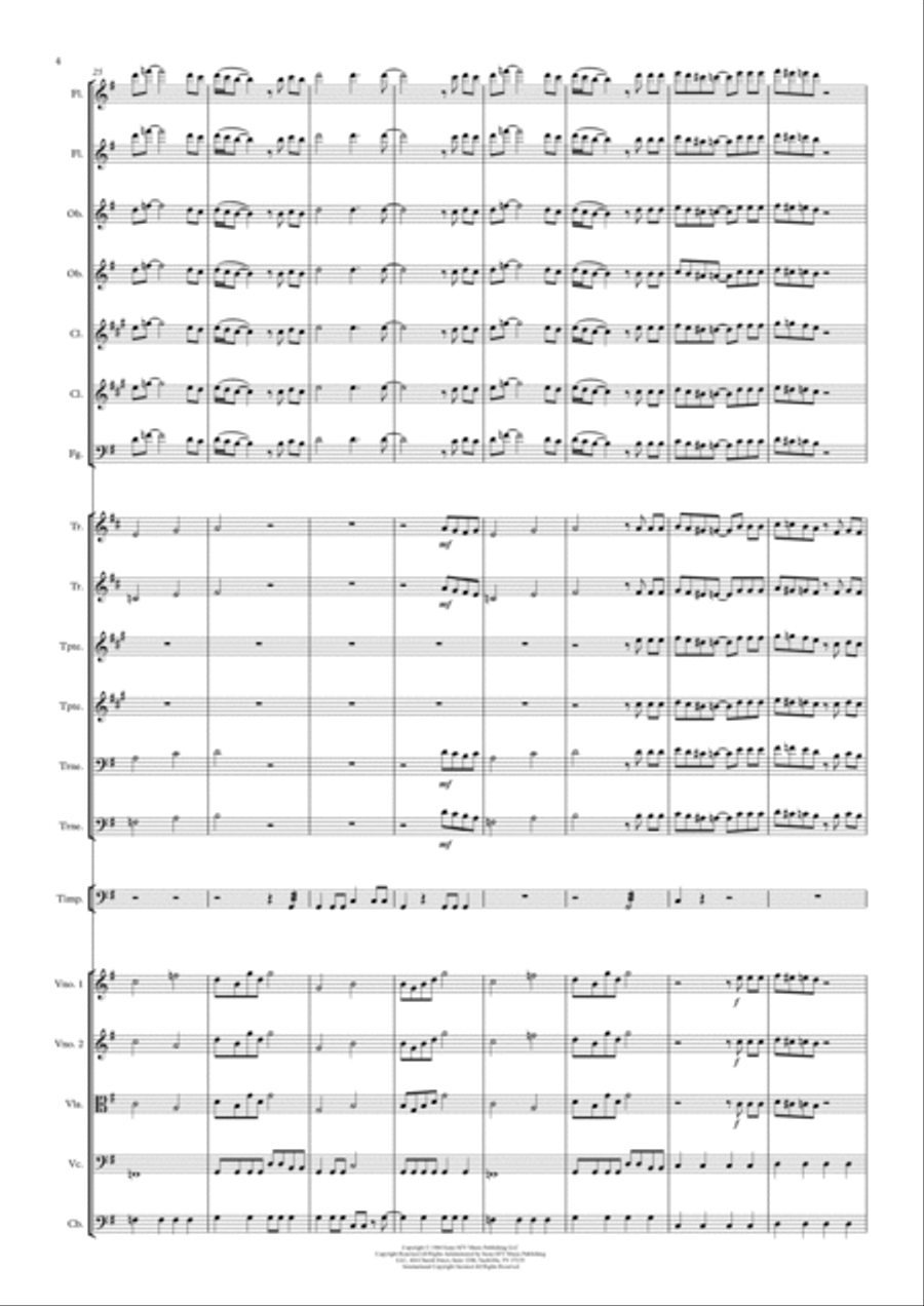 A Hard Day's Night Large Ensemble scores gallery preview page 4