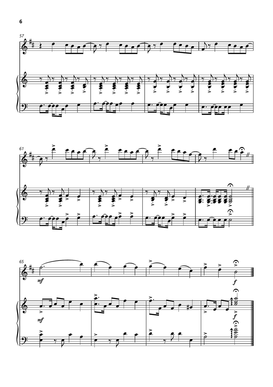 Bloody Mary Chamber Music scores gallery preview page 6