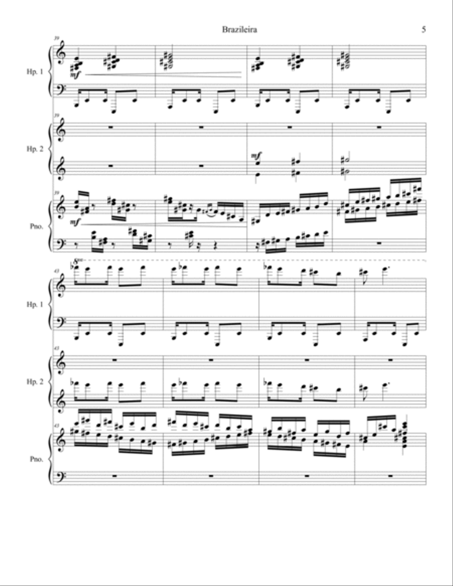 Scaramouche Harp scores gallery preview page 5