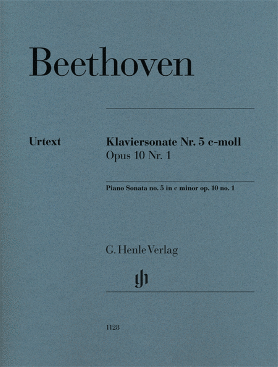 Piano Sonata No. 5 in C minor, Op. 10, No. 1 Piano Solo scores gallery preview page 1